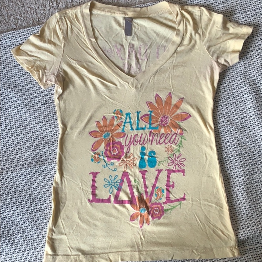 Yellow Hippie Tri Delta Shirt